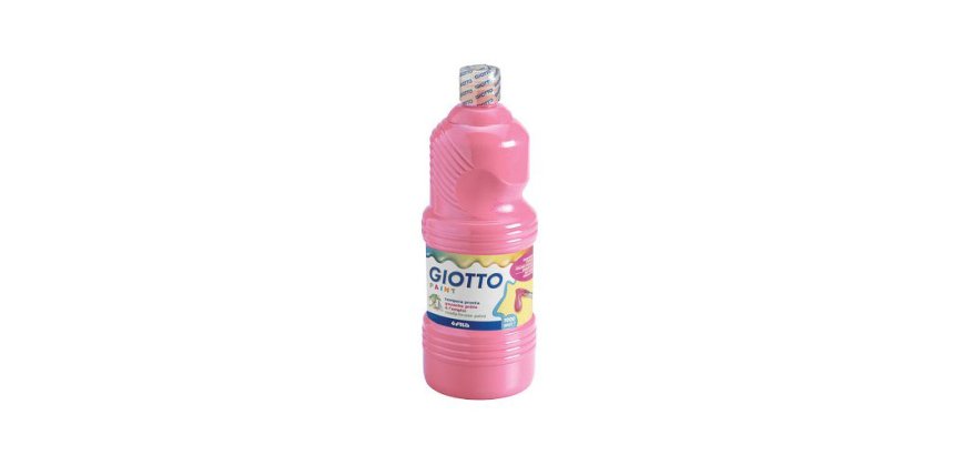Gouache giotto flacon 1l coloris rose