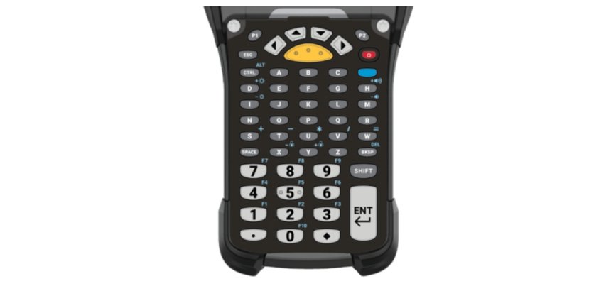 Zebra KYPD-MC9353ANR-01 teclado para móvil Alfanumérico Inglés Negro, Gris