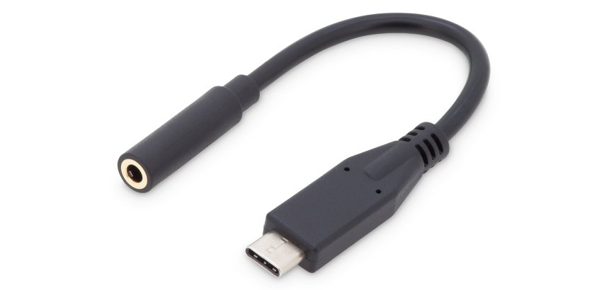 Digitus Adaptador/conversor de audio USB-C, USB-C/conector - clavija/toma de 3,5 mm