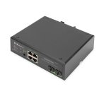 Digitus 4 port Gigabit Ethernet network PoE switch, industrial, unmanaged, 2 SFP uplink