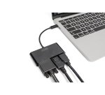 Digitus Adaptador de monitor triple USB-C™ 3 en 1 (HDMI, DP, VGA)