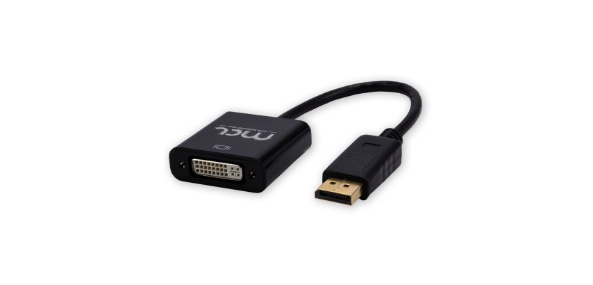 MCL CG-290C câble vidéo et adaptateur DisplayPort DVI-I Noir