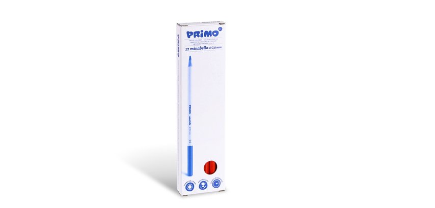 Primo 5226MBS300 pastello colorato Rosso 12 pz