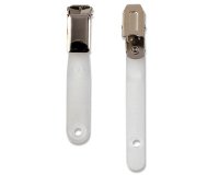SEI Rota Pinzette Pass Clip per badge Metallico, Bianco 100 pz