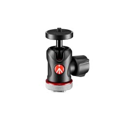 Manfrotto MH492LCD-BH tripod head Black, Red Aluminium 1/4" Ball