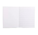 Cahier Travaux Pratiques Écriture piqué 8000 CARTE 17x22 cm 32 pages double ligne 4 mm + interligne verticale/uni 90 g - Vert anis
