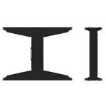 B-Tech Btech BT8312-SP491/B 49” Screen Spacer for BT8312 (1077.6mm x 607.8mm)