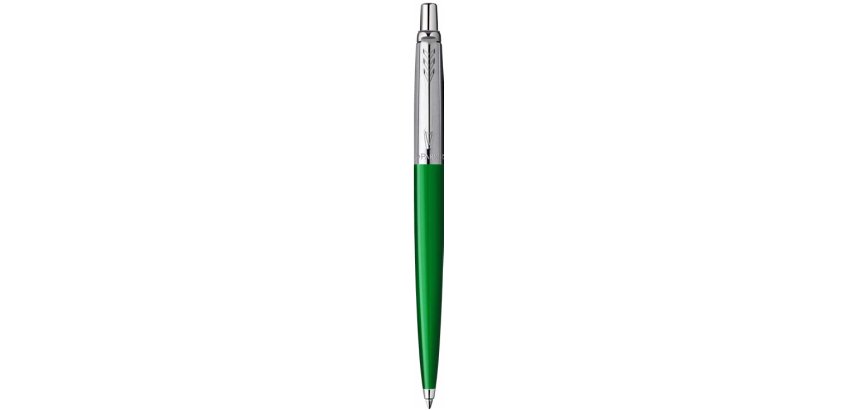 Stylo bille rétractable Jotter Original. Corps en plastique Vert. Point moyenne. Rechargeable