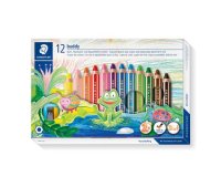 Crayon de couleur hexagonal Noris junior,étui de12