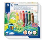 Crayon de couleur hexagonal Noris junior,étui de 6