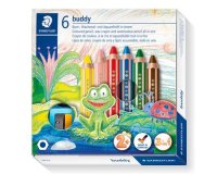 Crayon de couleur hexagonal Noris junior,étui de 6