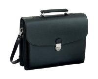 Porte-documents 'FORTE', similicuir, noir