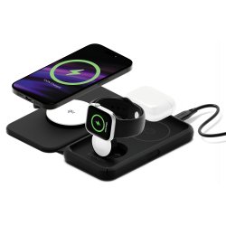 Cygnett Voyager Cuffie, Smartphone, Orologio intelligente Nero USB Carica wireless Ricarica rapida Interno