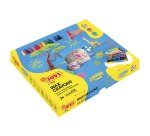 Crayon cire jovi jumbo easy grip coloris assortis boite   300 unites