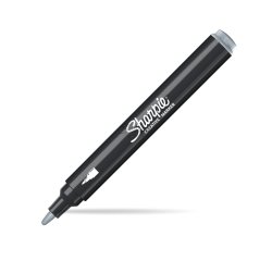 Marqueur sharpie creatif pointe ogive trait 2,5mm      encre acrylique coloris gris