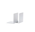 Serre-livres maul aluminium coins arrondis 10x10x13cm     coloris argent