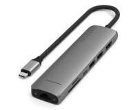 Satechi ST-P7SM hub & concentrateur USB Type-C 10000 Mbit/s Gris