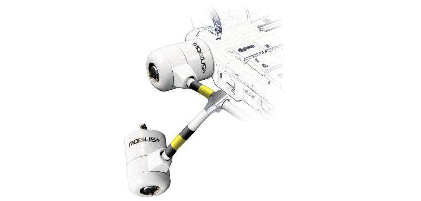 Mobilis 001223 cable antirrobo Blanco 1,8 m