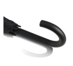 Muitomas UMBRCURVEDBK umbrella Black Fiberglass Polyester Full-sized Rain umbrella