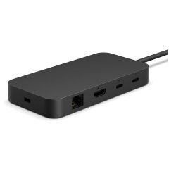 Microsoft Surface USB4 Dock Alámbrico Negro