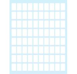 Tico E-1610 self-adhesive label Rectangle Permanent White 800 pc(s)