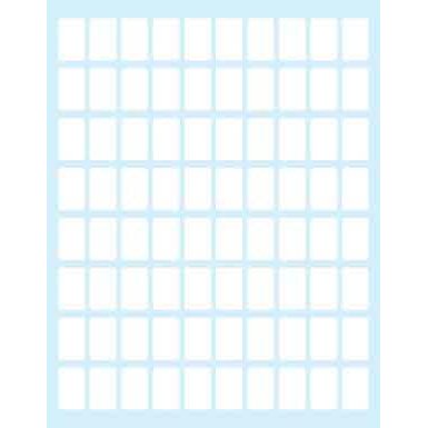 Tico E-1610 self-adhesive label Rectangle Permanent White 800 pc(s)
