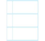 Tico E-10048 etichetta autoadesiva Rettangolo Permanente Bianco 30 pz