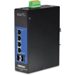 Trendnet TI-G642i Géré L2 Gigabit Ethernet (10/100/1000) Noir