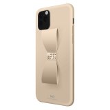 White Diamonds Bow custodia per cellulare Cover Oro