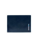 Piquadro PU1392B2R/BLU wallet/card case/travel document holder Blue Leather, Polyester