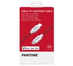 Pantone PT-CTL002-5R1 lightning cable 1.5 m Red, White