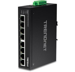 Trendnet TI-E80 commutateur réseau Non-géré Fast Ethernet (10/100) Noir