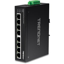 Trendnet TI-E80 commutateur réseau Non-géré Fast Ethernet (10/100) Noir