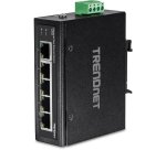Trendnet TI-E50 commutateur réseau Non-géré Fast Ethernet (10/100) Noir