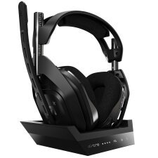 ASTRO Gaming A50 + Base Station Auriculares Inalámbrico Diadema Juego Negro, Plata