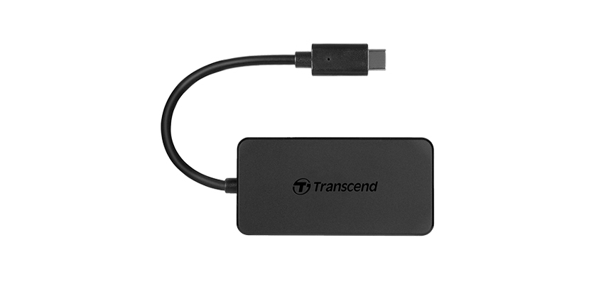 Transcend HUB2C USB 3.2 Gen 1 (3.1 Gen 1) Type-C Nero