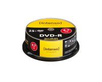 Intenso DVD-R 4.7GB, 16x 4,7 GB 25 pieza(s)