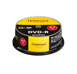 Intenso DVD-R 4.7GB, 16x 4,7 GB 25 pieza(s)
