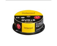 Intenso DVD+R 4.7GB, 16x 4,7 GB 25 pieza(s)