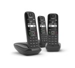 Gigaset AS690 Trio Telefono DECT Identificatore di chiamata Nero