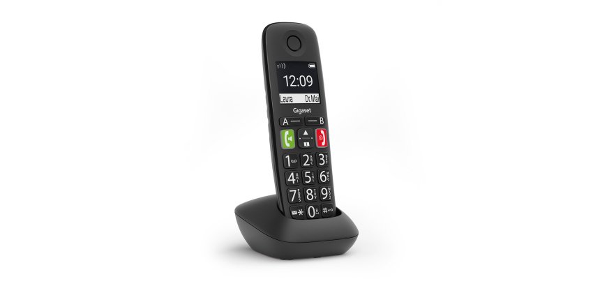 Gigaset E290HX Analog/DECT telephone Caller ID Black