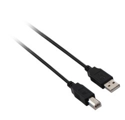 V7 V7N2USB2AB-05M cable USB USB 2.0 5 m USB A USB B Negro