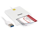 Hamlet HUSCR30 smart card reader Indoor USB USB 3.2 Gen 1 (3.1 Gen 1) White