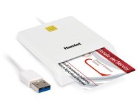 Hamlet HUSCR30 smart card reader Indoor USB USB 3.2 Gen 1 (3.1 Gen 1) White