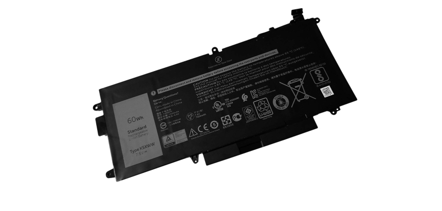 DLH Batterie Li-Pol 7.6V 7750mAh 59Wh - N18GG / K5XWW / 0K5XWW / X49C1 / 2T9GV / CFX97 / 71TG4 / 071TG4 / 725KY