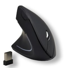 Ratón ergonómico inalámbrico vertical para zurdos MCL Samar SS-618GW/N