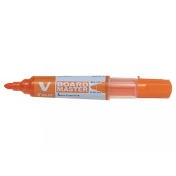 Marqueur effaçable rechargeable Pilot V Board Master pointe ogive 6 mm orange