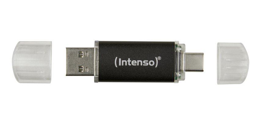 Intenso Twist Line USB flash drive 32 GB USB Type-A / USB Type-C 3.2 Gen 1 (3.1 Gen 1) Anthracite