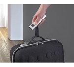 Pese-bagage maul trek capacite charge 50kg boucle   solide crochet inox grand     ecran lcd coloris blanc