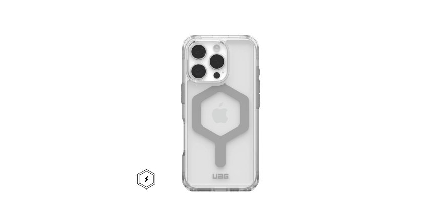 Urban Armor Gear Plyo funda para teléfono móvil 16 cm (6.3") Plata, Transparente